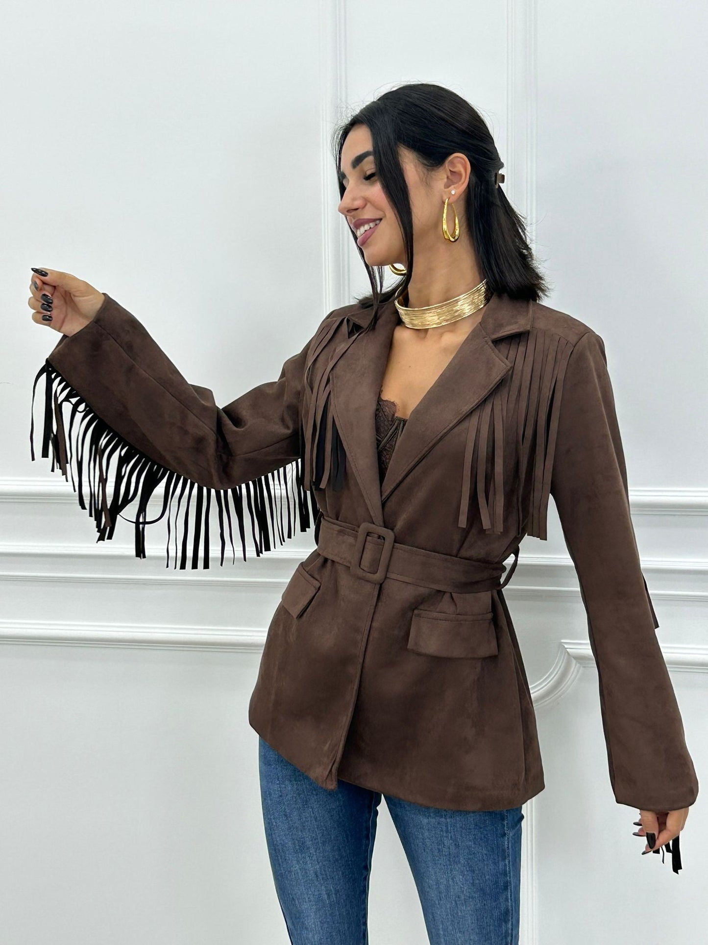 Giacca Texas Brown