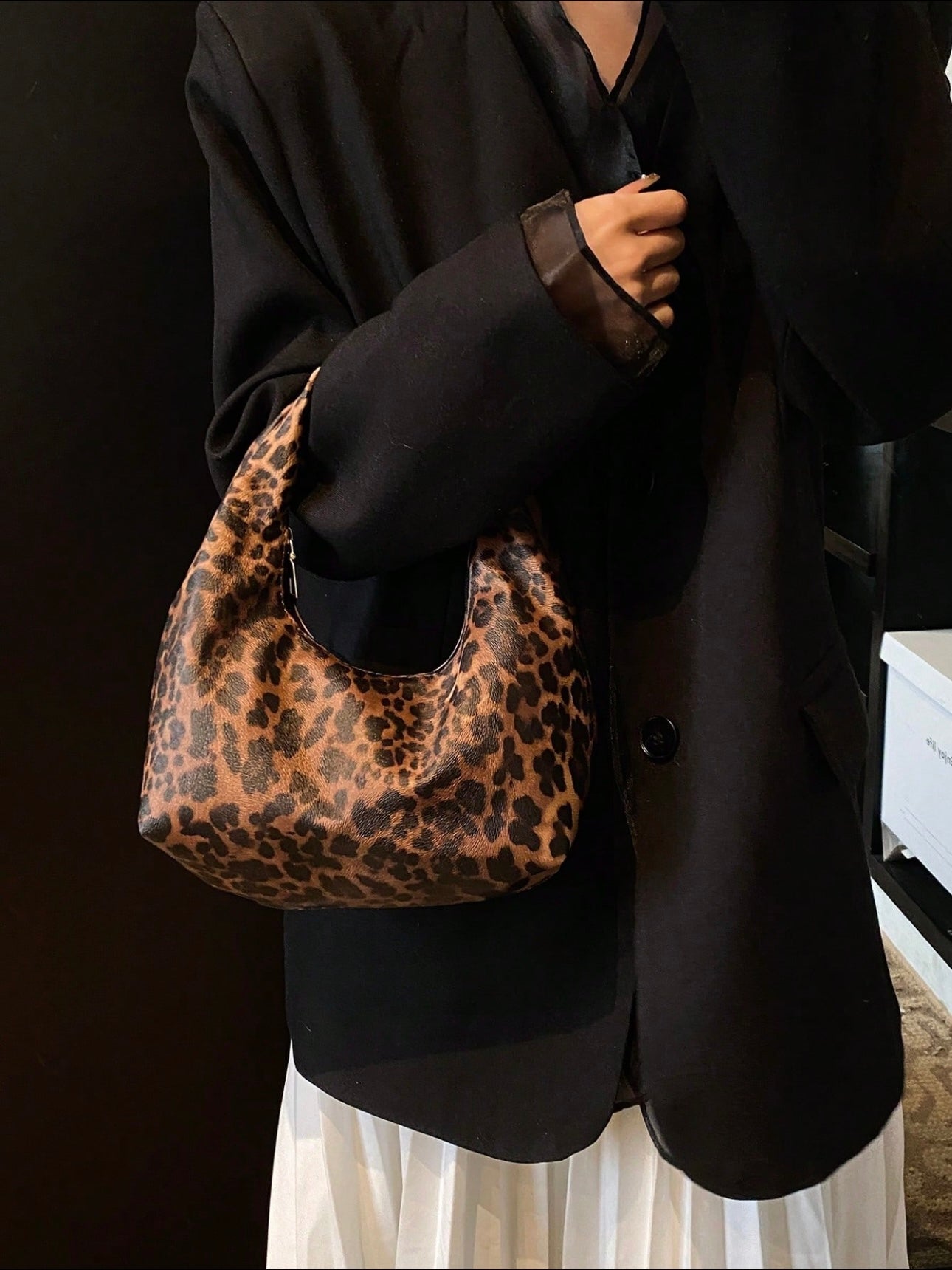 Borsa Karin Leopard