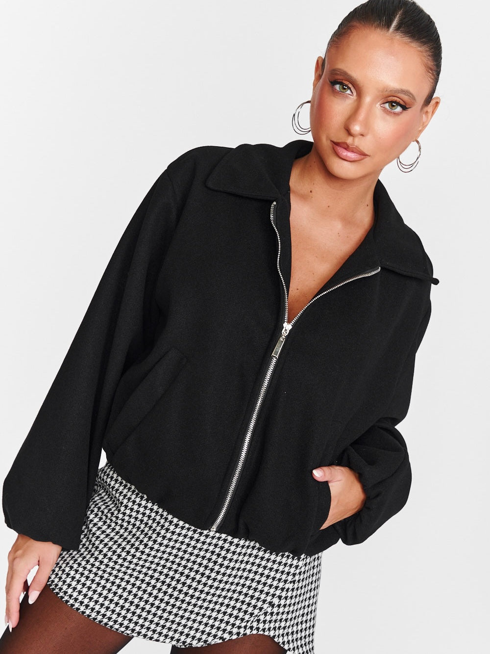 Bomber Sally Black