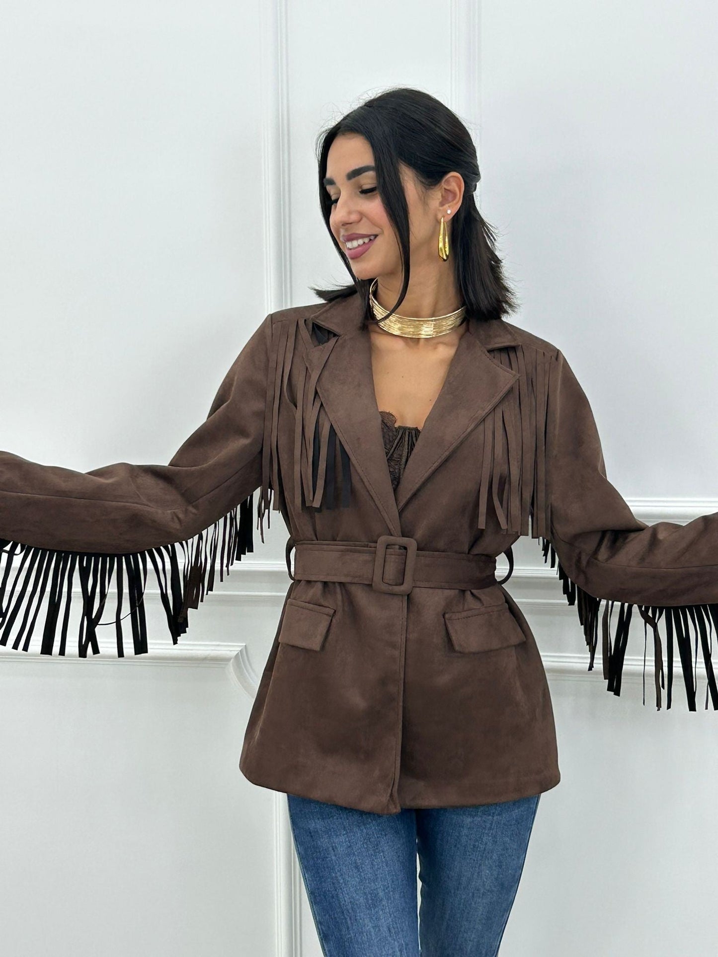 Giacca Texas Brown