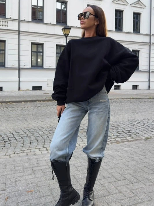 Abito Felpa Black