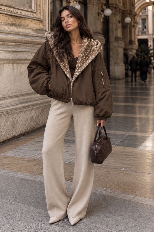 Cappotto Britney Brown