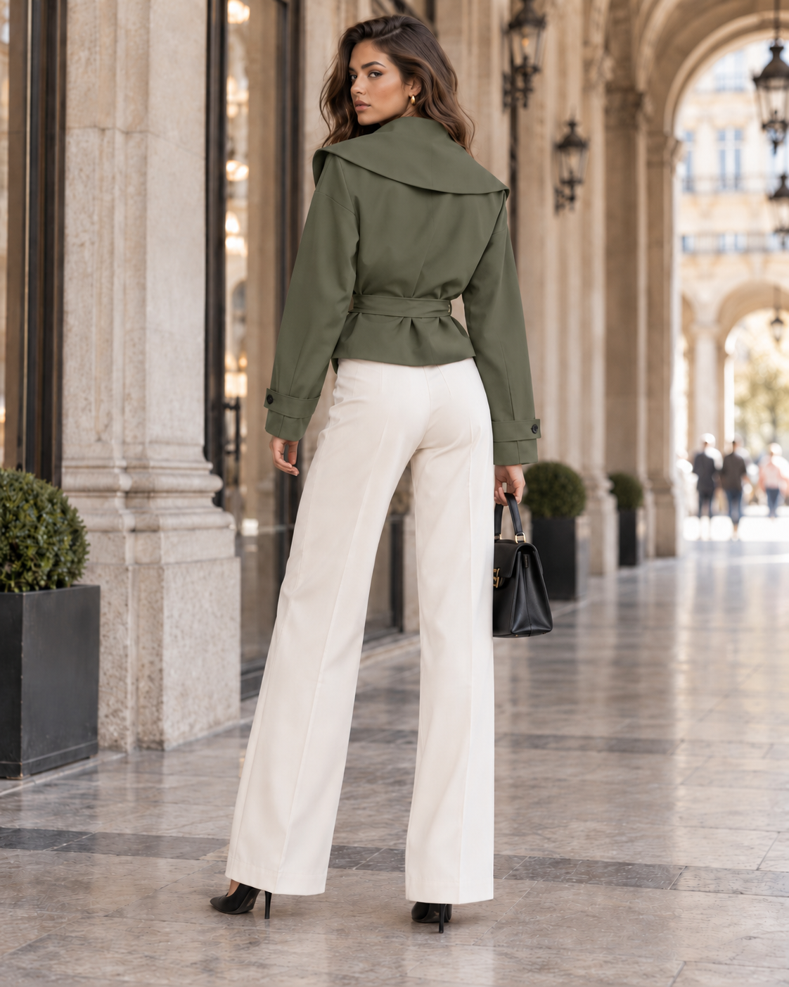 Trench Brigitte Green