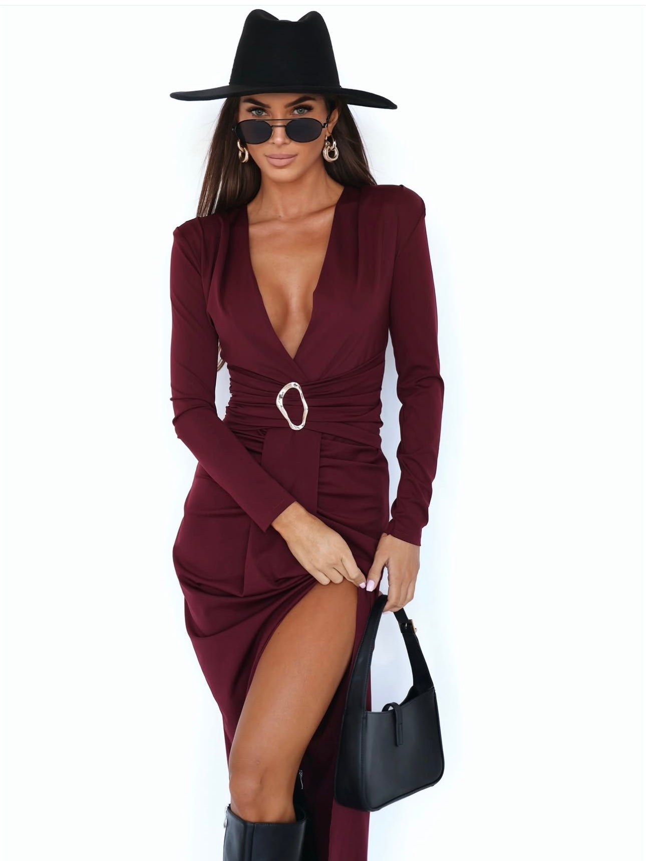 Abito Belty V Wine