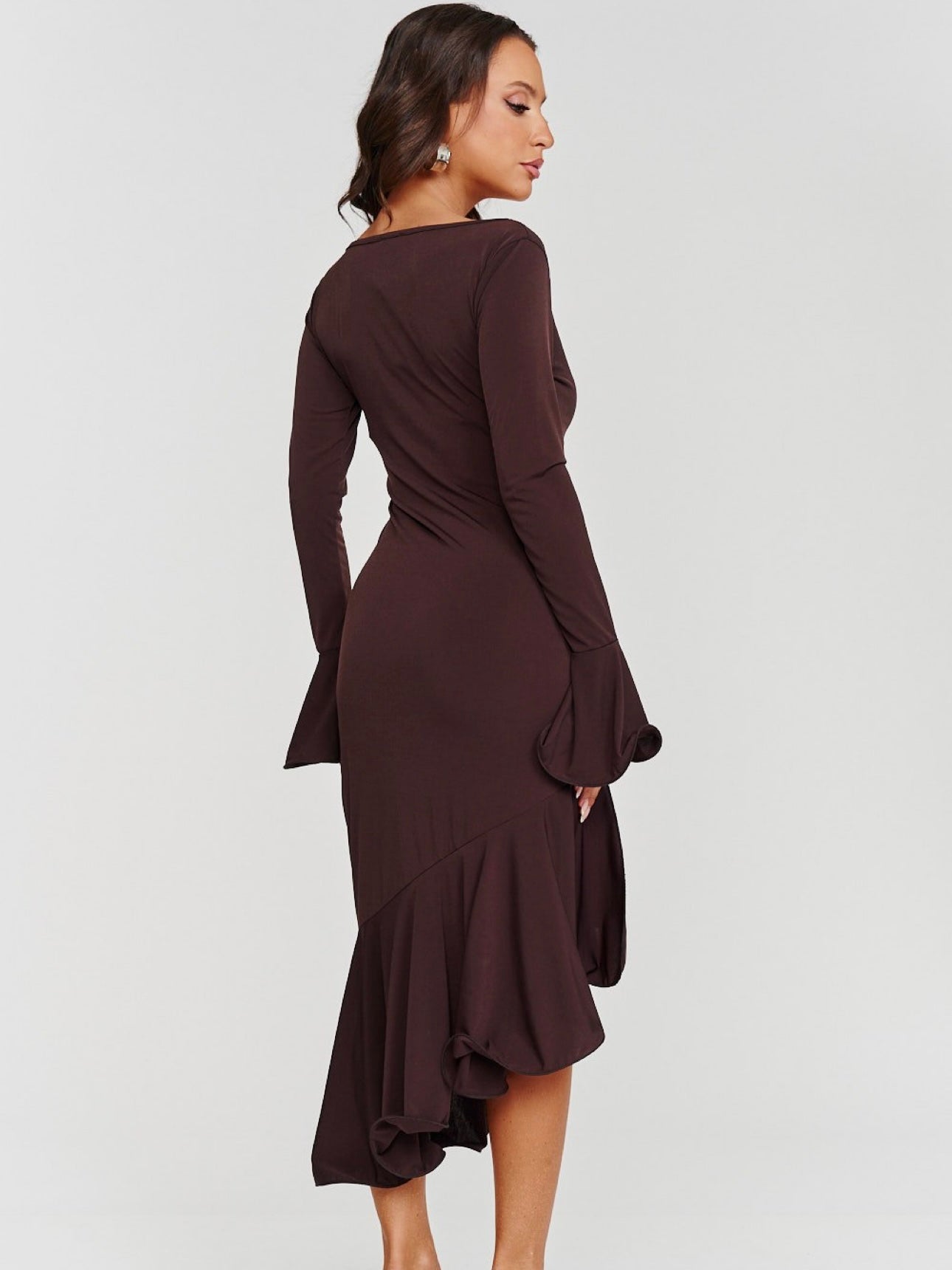 Abito Volant Brown