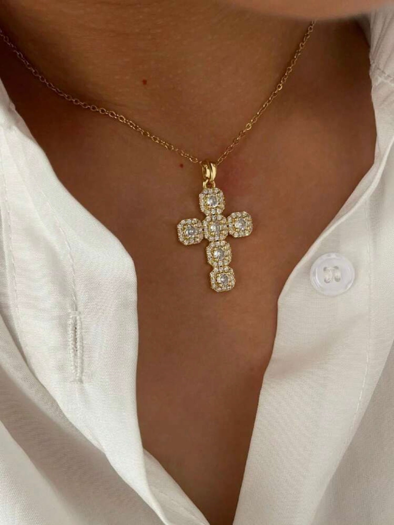 Collana Croce Oro