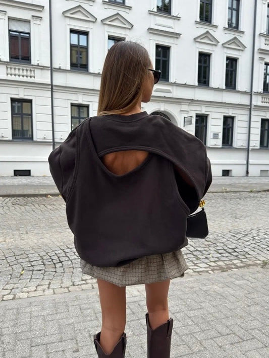 Abito Felpa Brown