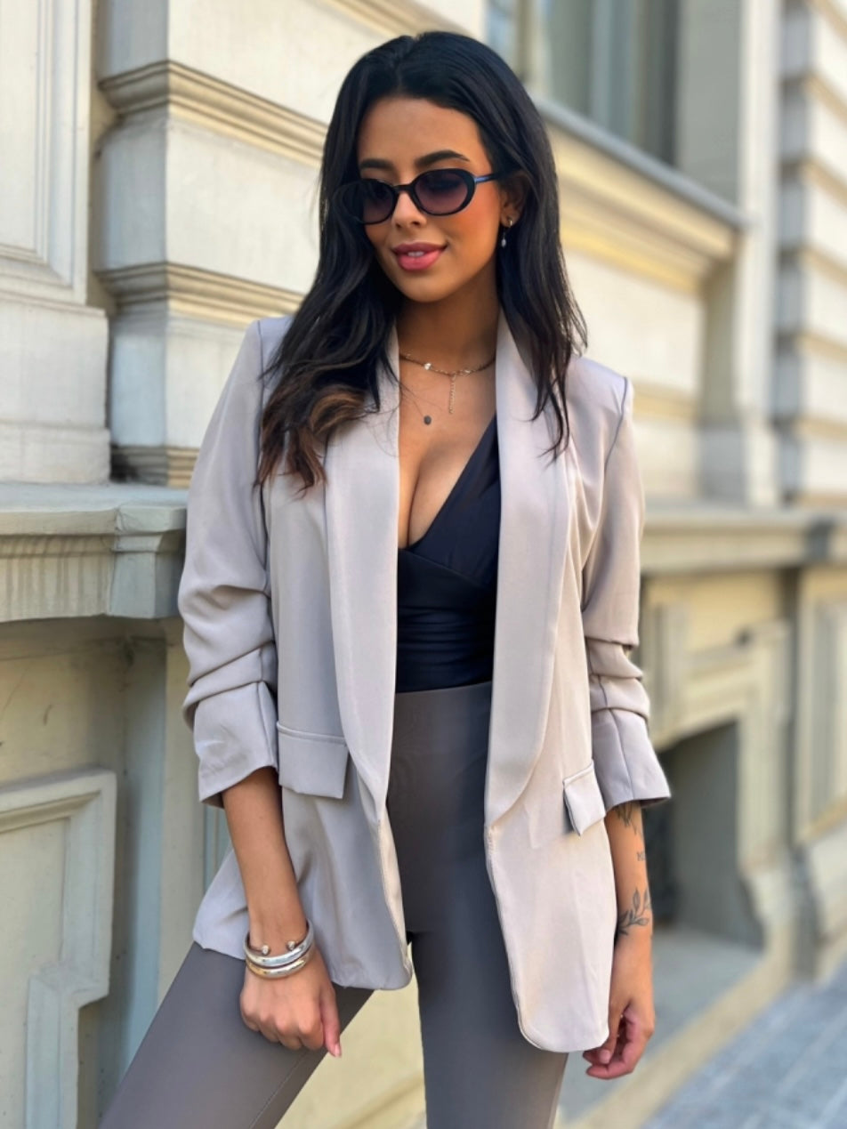 Giacca Basic Grigio Perla