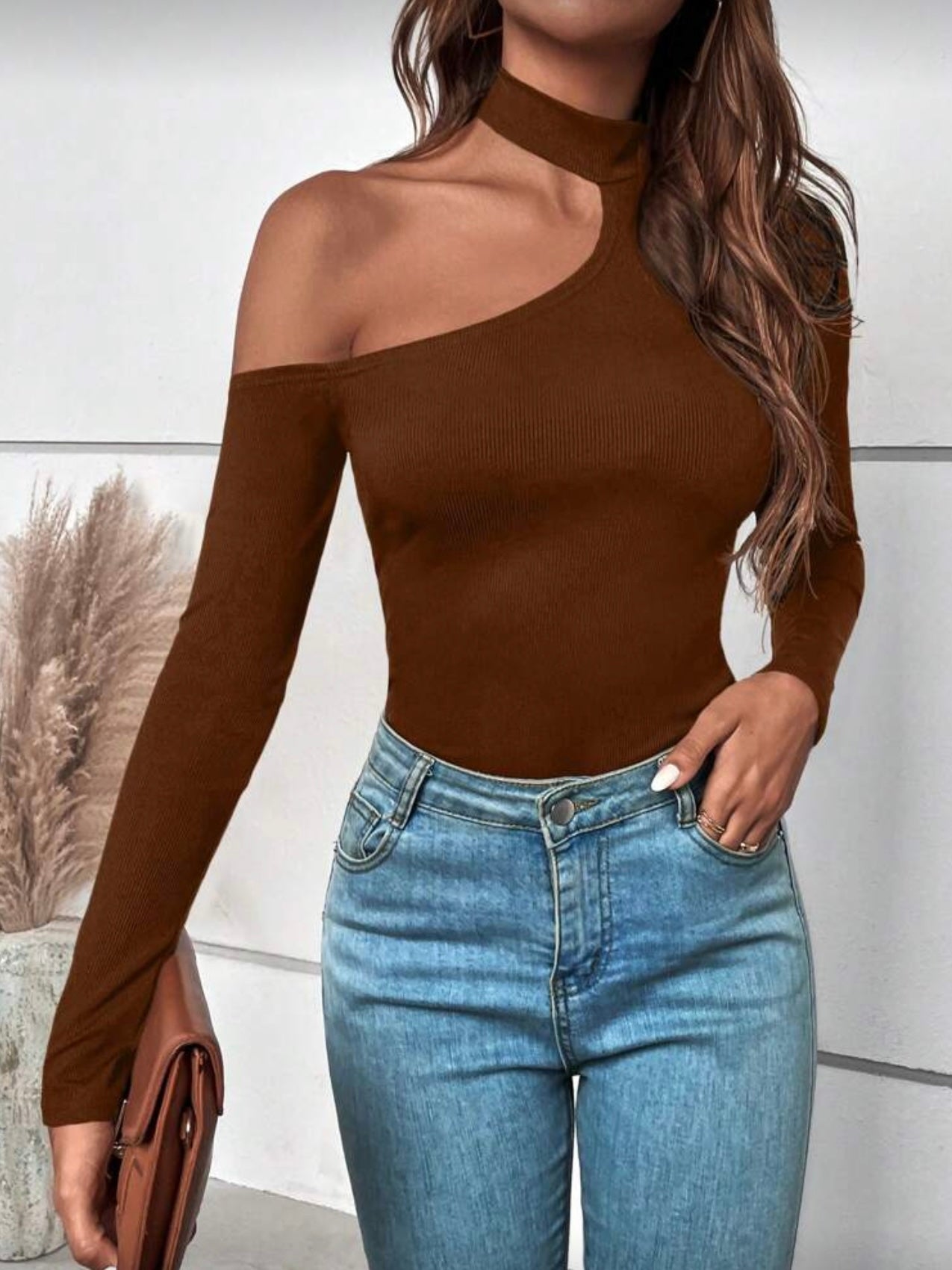 Maglia Crop Brown