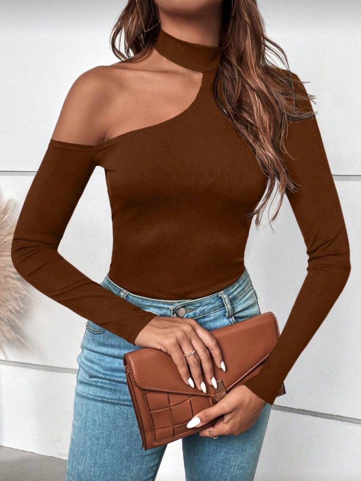 Maglia Crop Brown