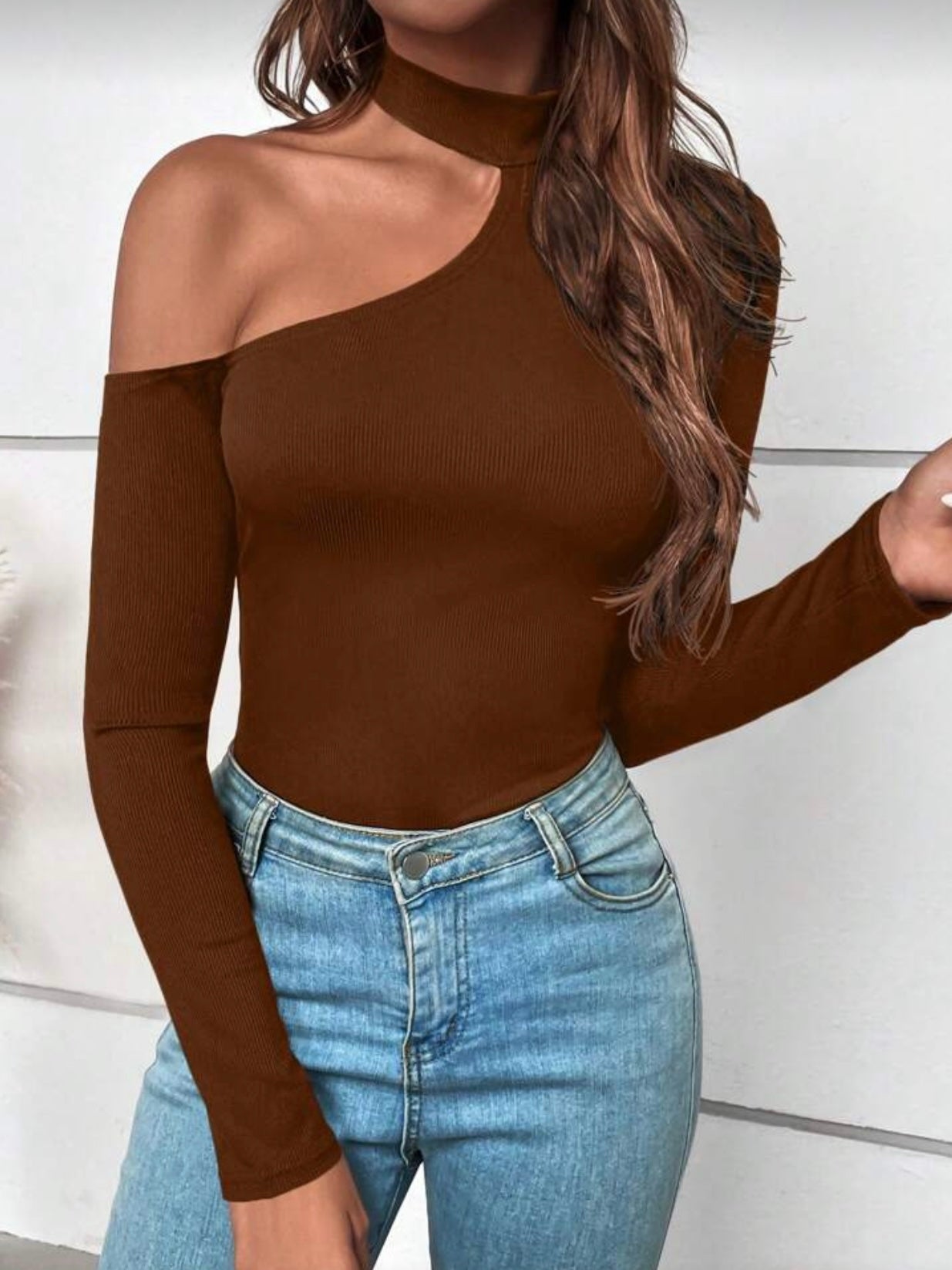 Maglia Crop Brown