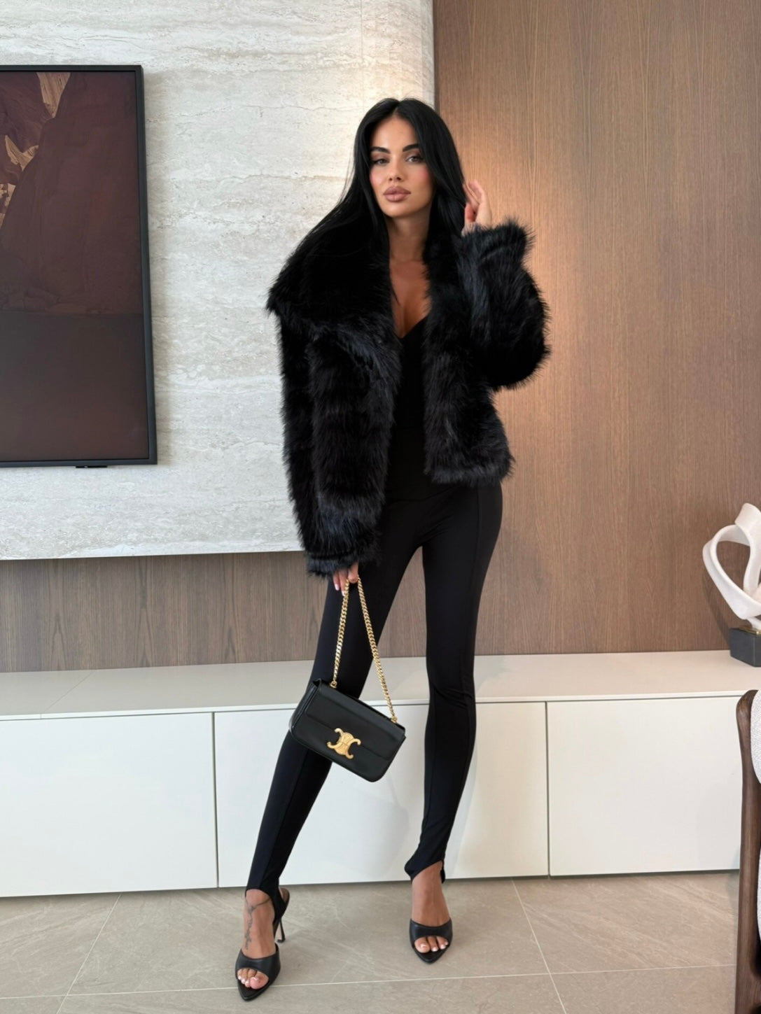 Pelliccia Snow Black