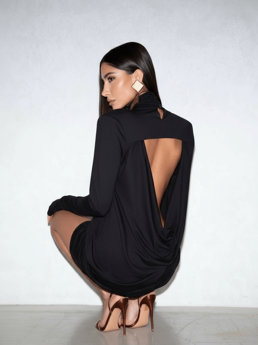 Abito Chic Nero - abito donna - DivaModaMilano