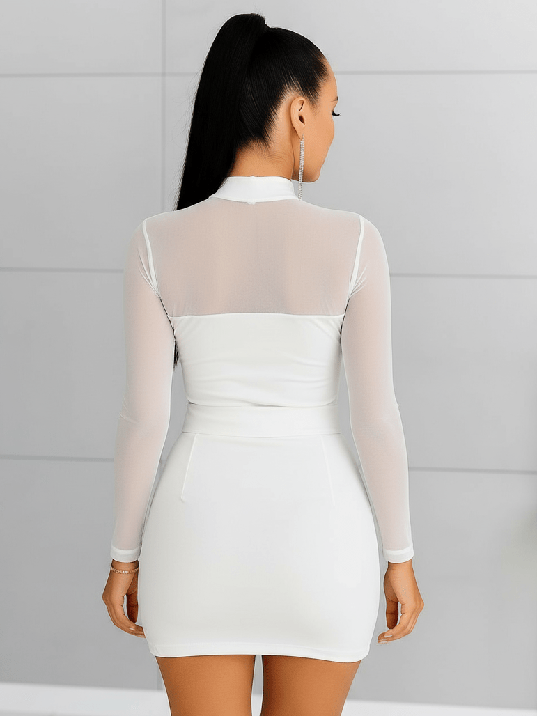 Abito Siri White - abito donna - DivaModaMilano