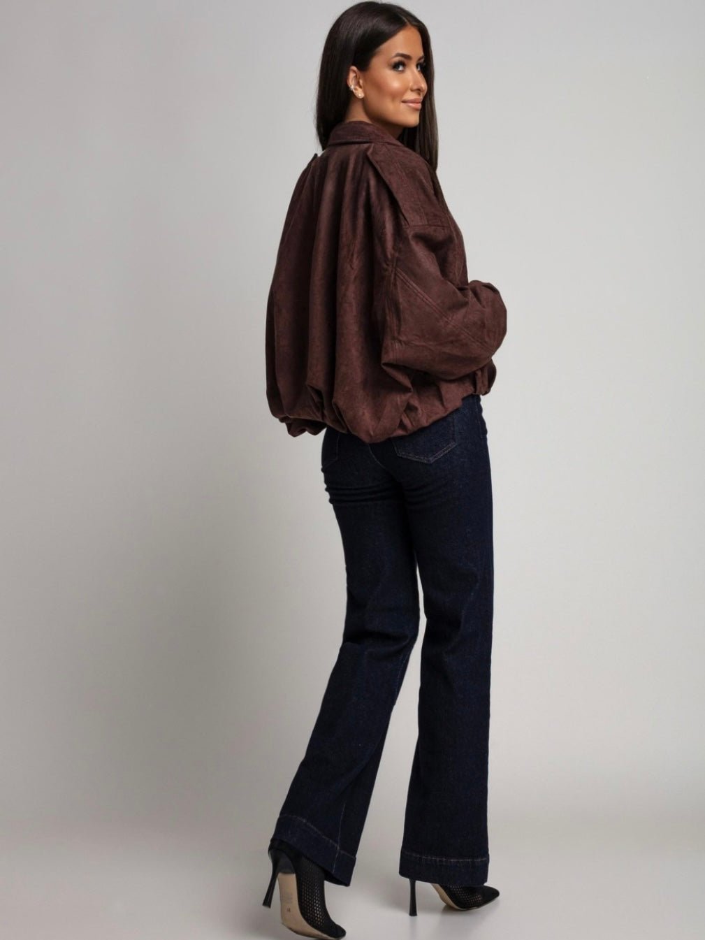 Bomber Maya Brown - cappotto donna - DivaModaMilano