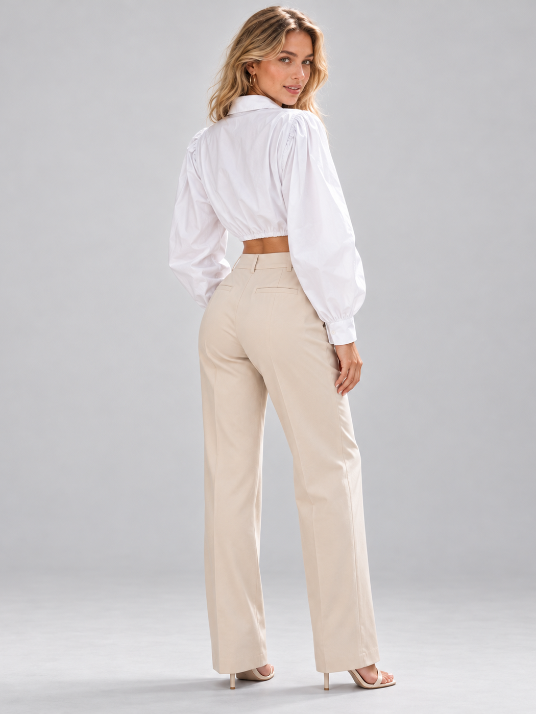Camicia Balon White, vista del modello