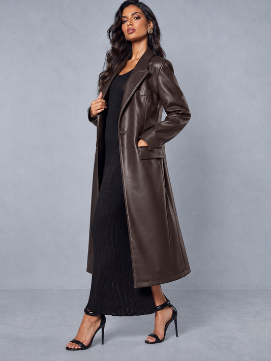Cappotto Synce Brown, dettaglio del design