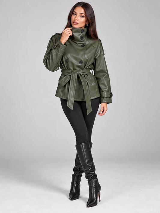 Cappotto Trendy Green, dettaglio del design