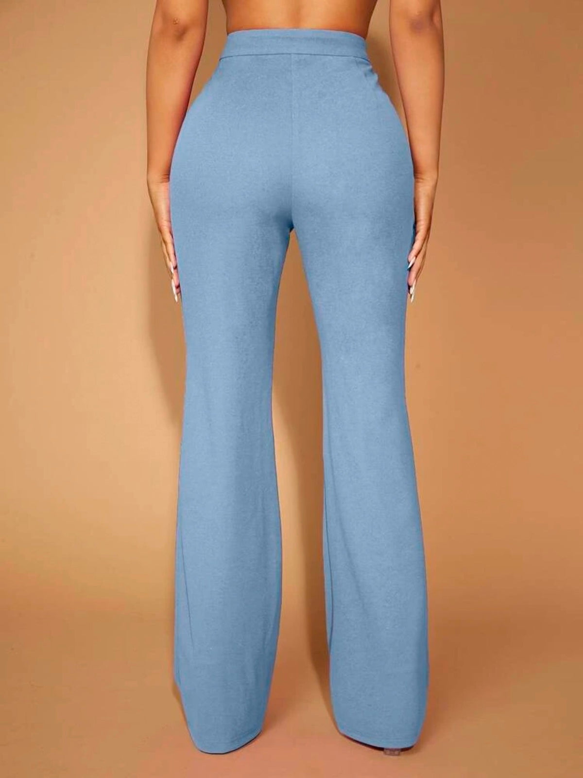 Pantalone Crystal Azzurro – vestibilità del capo – DivaModaMilano