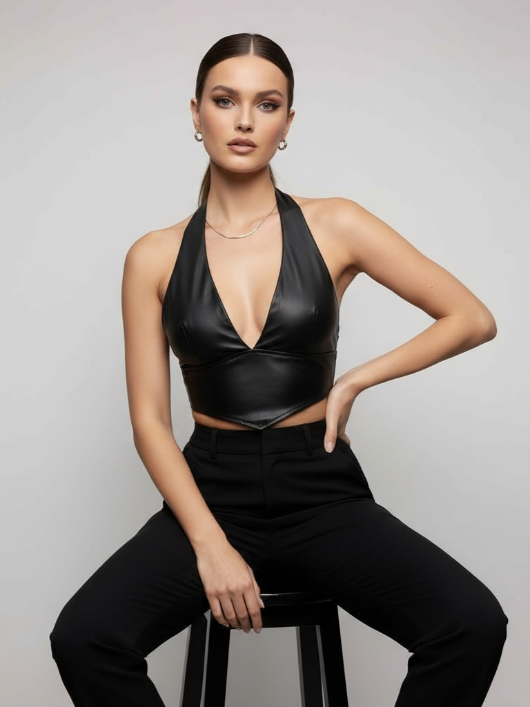 Top Melany Black