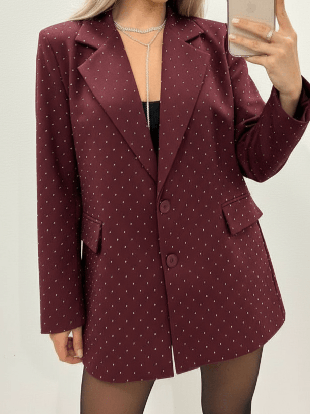 Giacca Brillantini Wine - giacca donna - DivaModaMilano