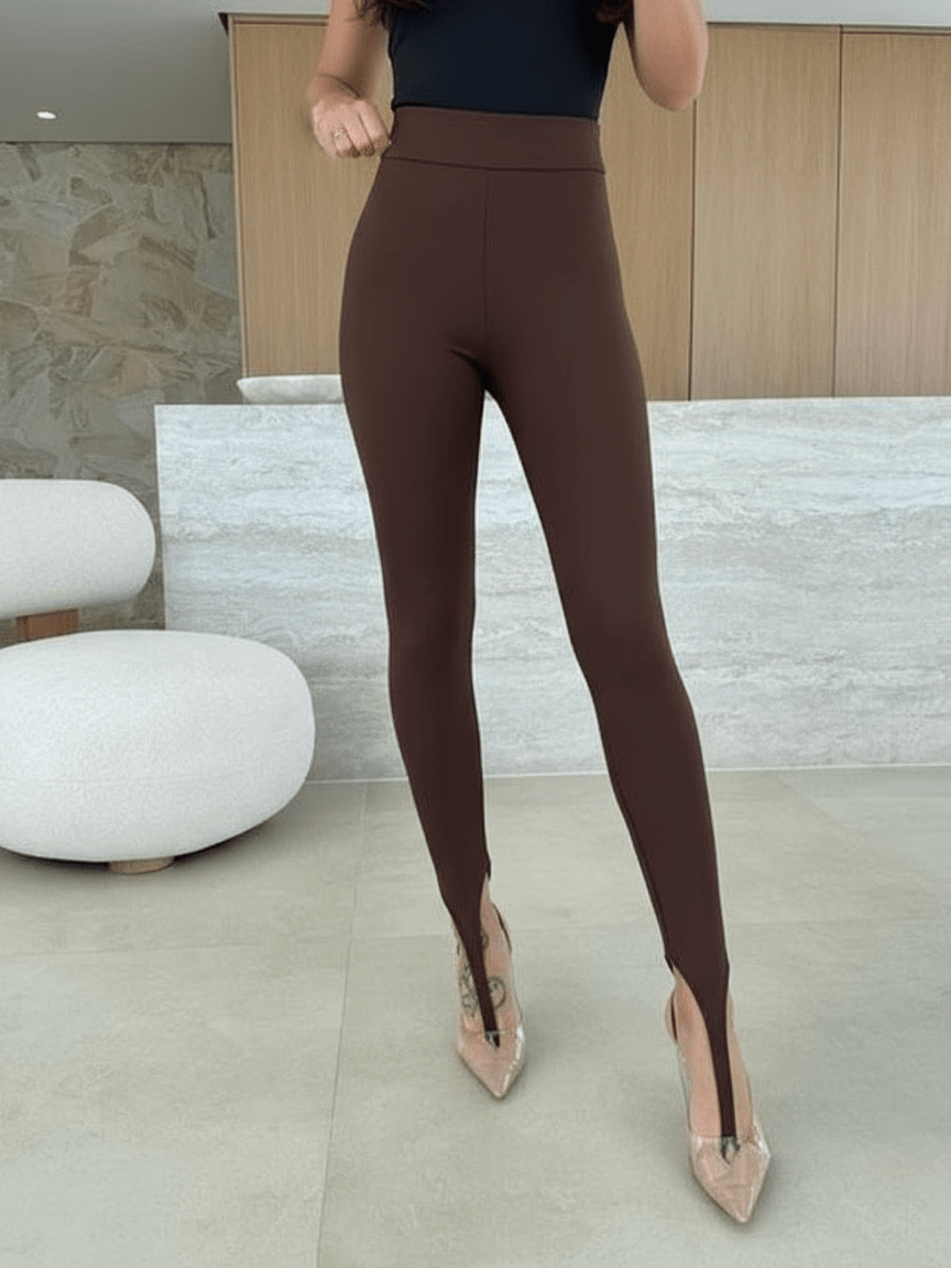 Pantalone Crys Brown - pantalone donna - DivaModaMilano