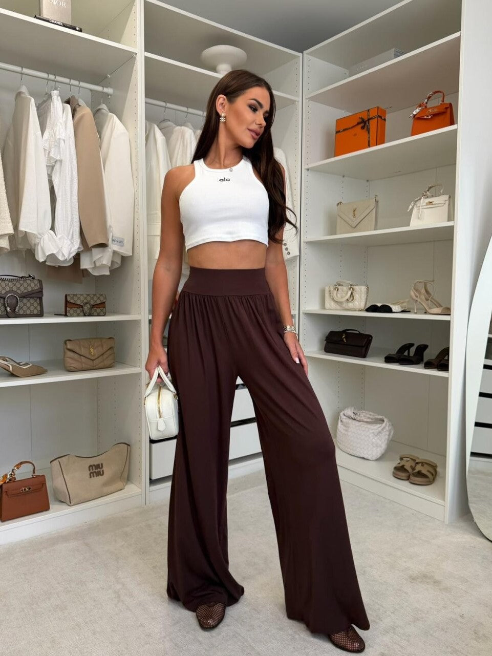Pantalone Monia Brown