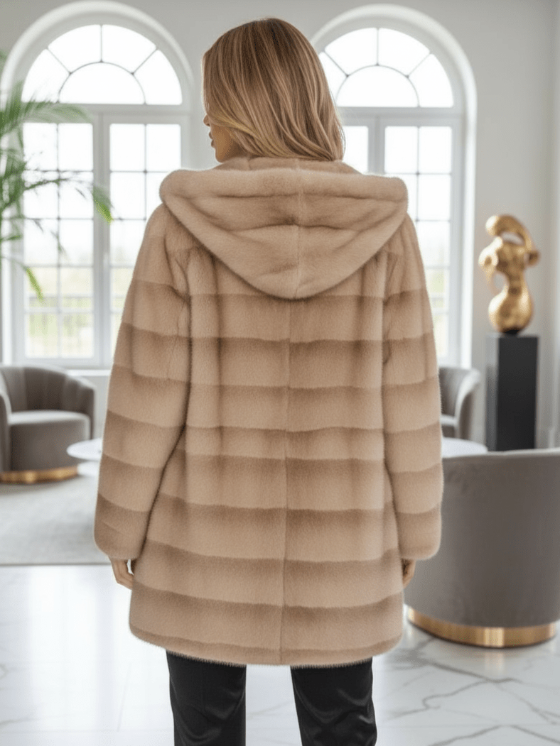 Pelliccia Teddy Beige - cappotto donna - DivaModaMilano