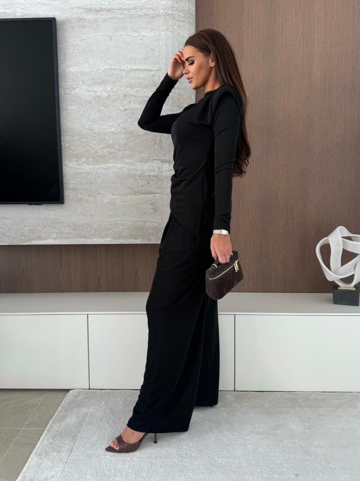 Set Elegant Black L - abito donna - DivaModaMilano