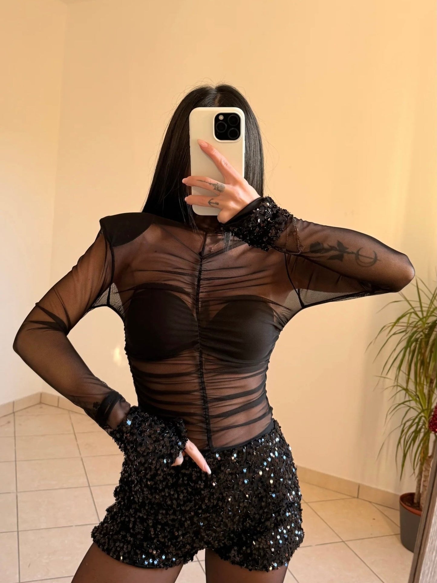 Tuta Felix Black - abito donna - DivaModaMilano