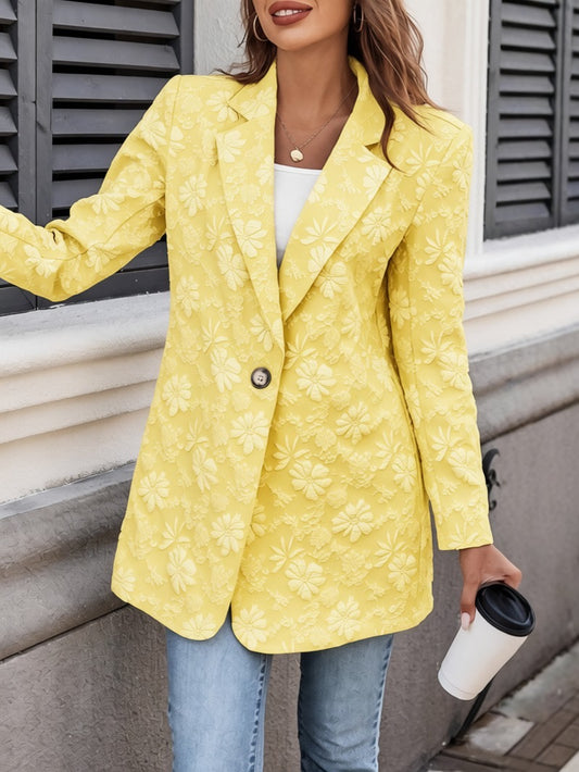 Giacca Flowers Yellow