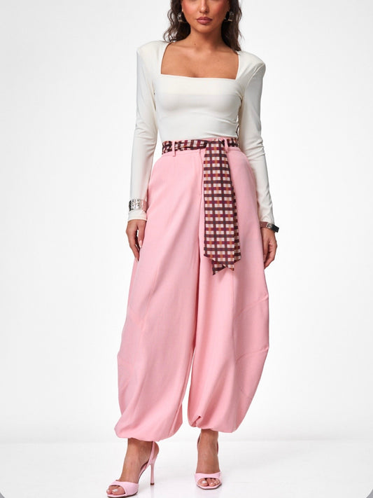 Pantalone Over Pink