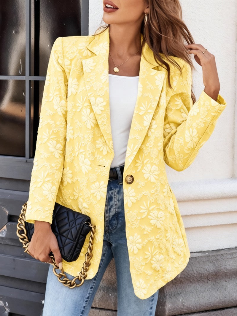 Giacca Flowers Yellow