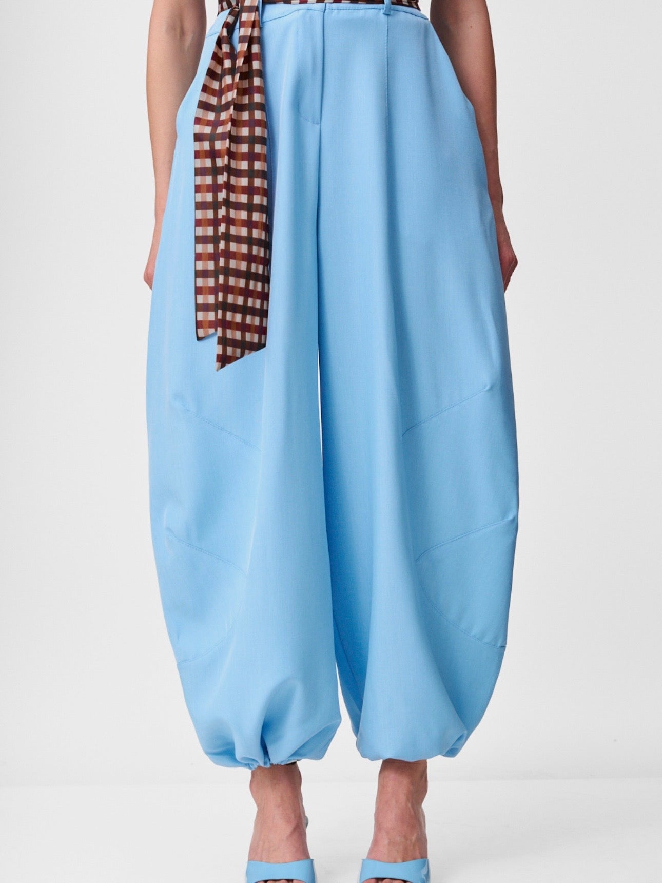 Pantalone Over Azzurro