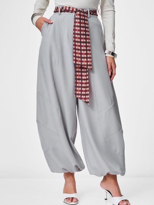 Pantalone Over Grey