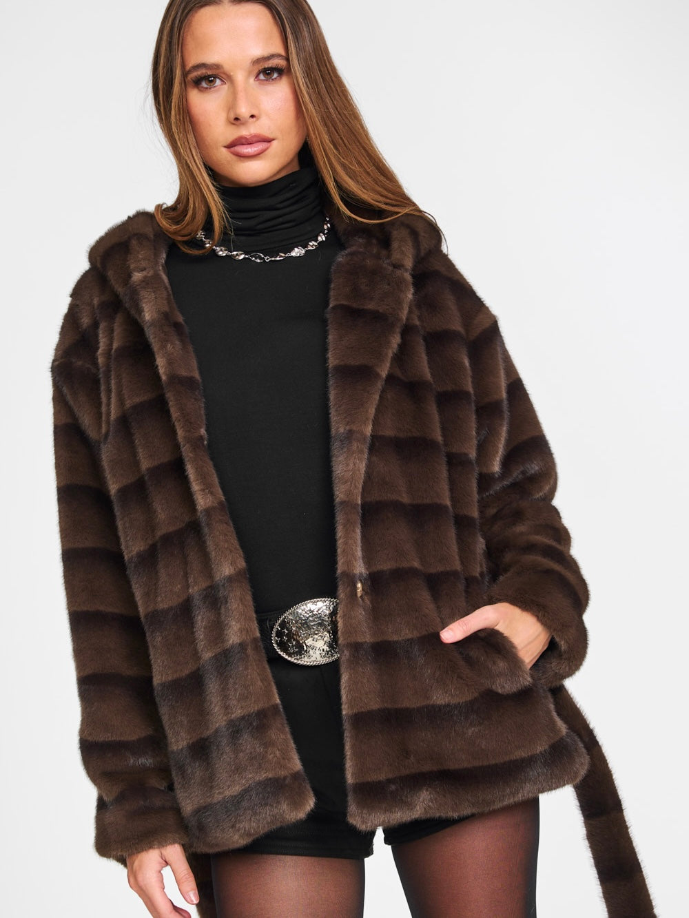 Pelliccia Fire Brown