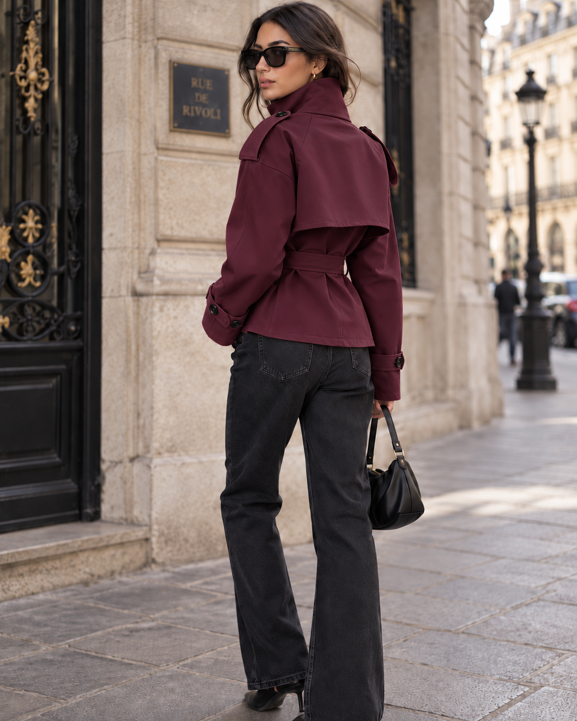 Trench Celine Wine