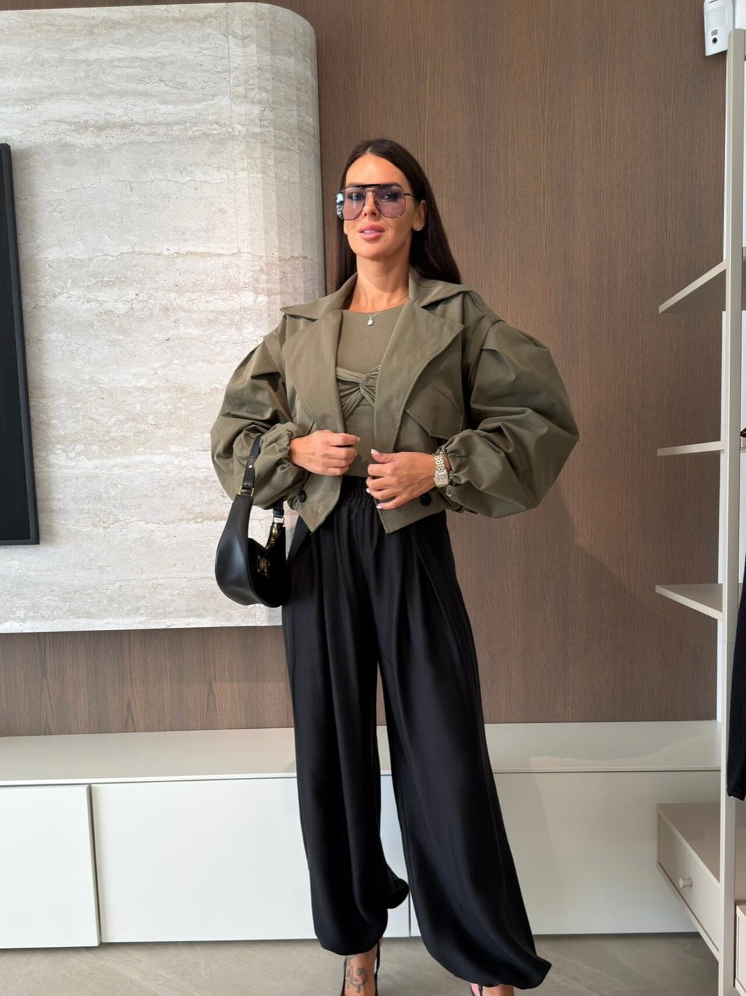 Trench Mavi Green
