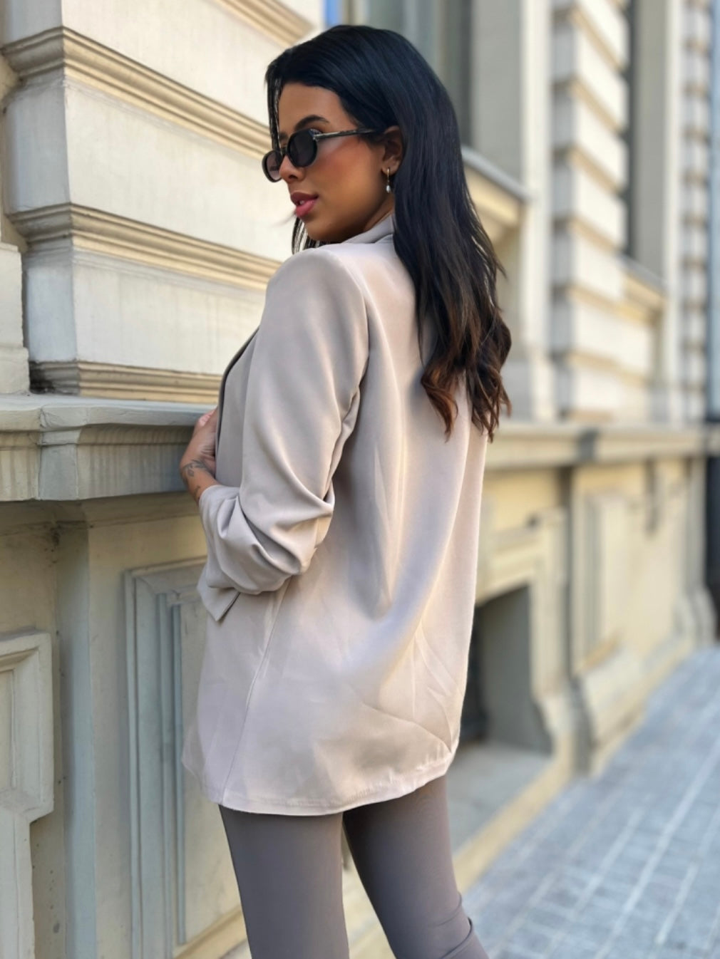 Giacca Basic Grigio Perla