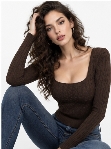 Maglia Bea Brown