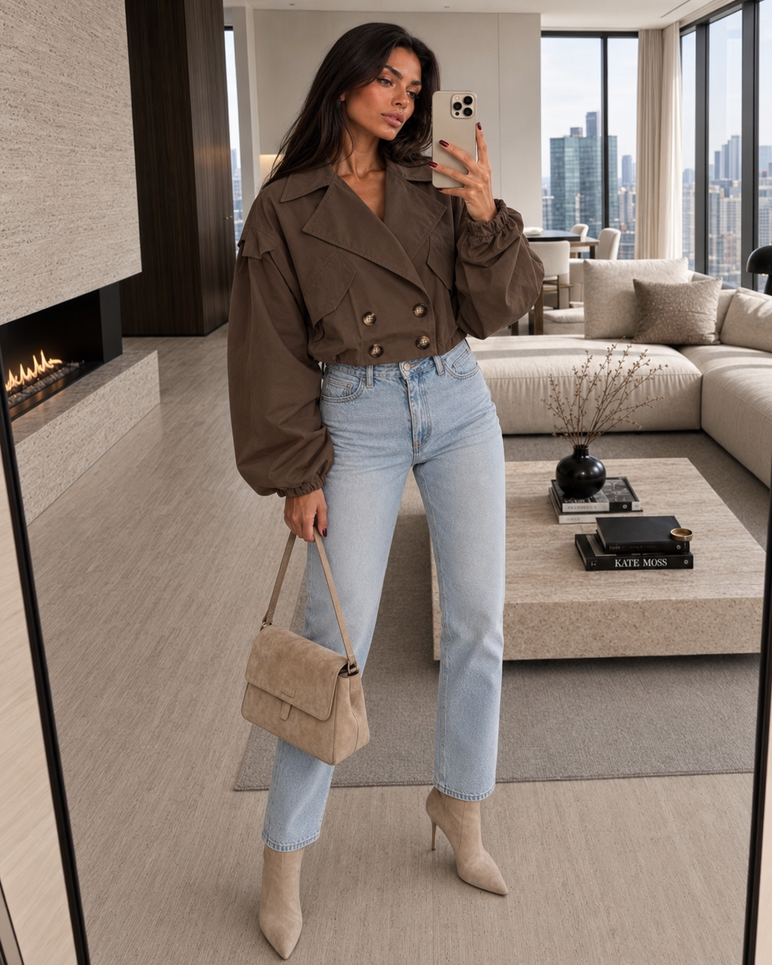 Trench Mavi Brown