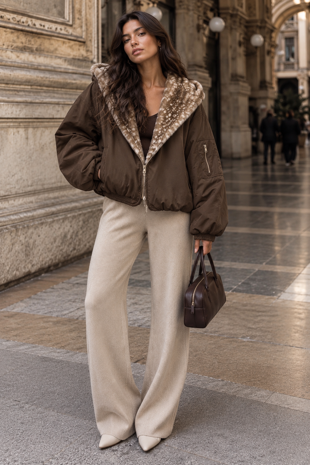Cappotto Britney Brown