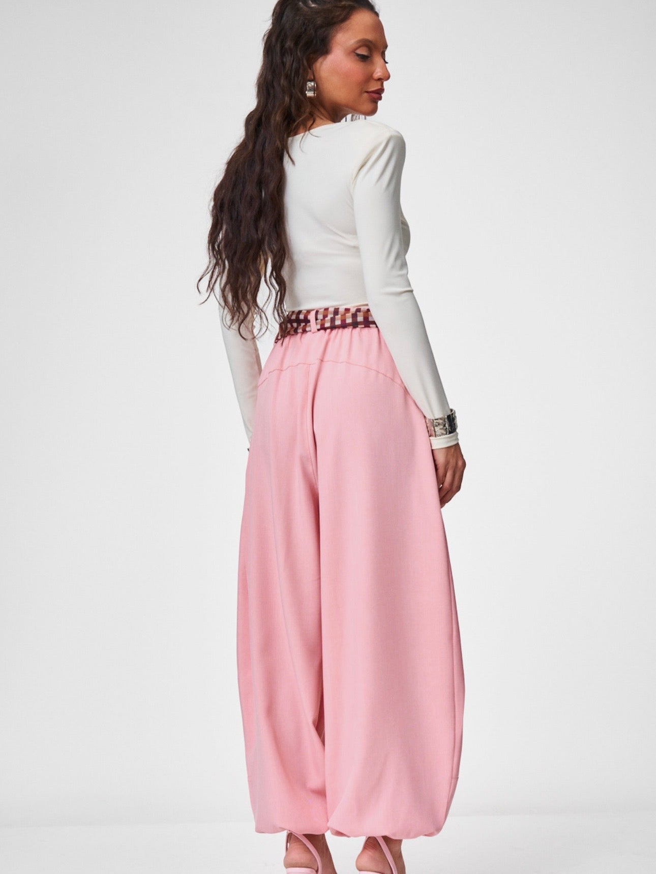 Pantalone Over Pink