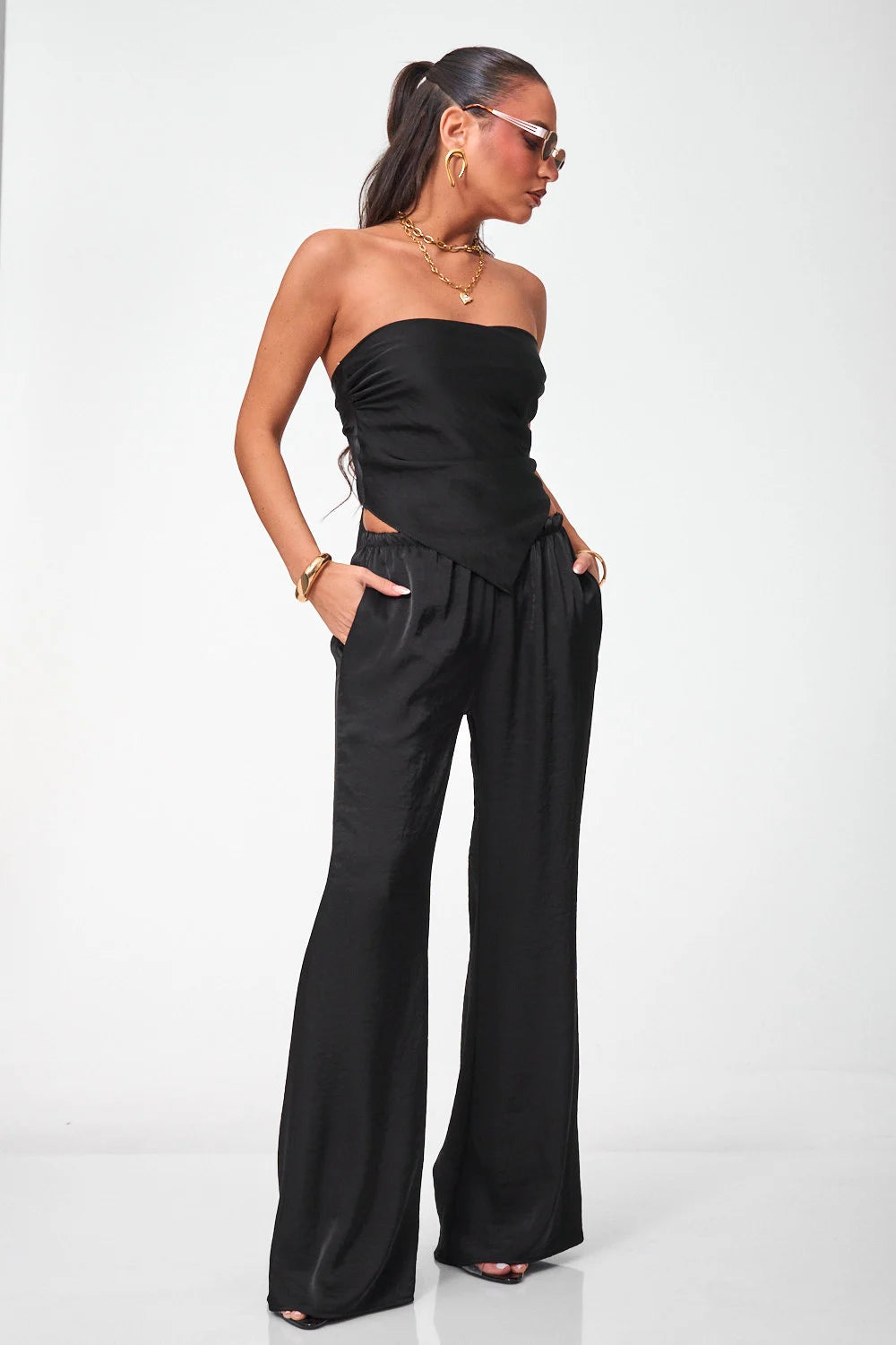Set Satinato Black