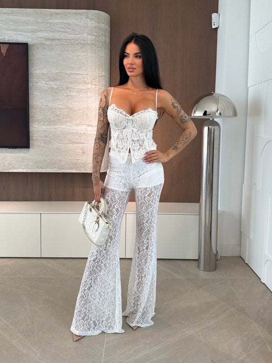 Pantalone Capri White