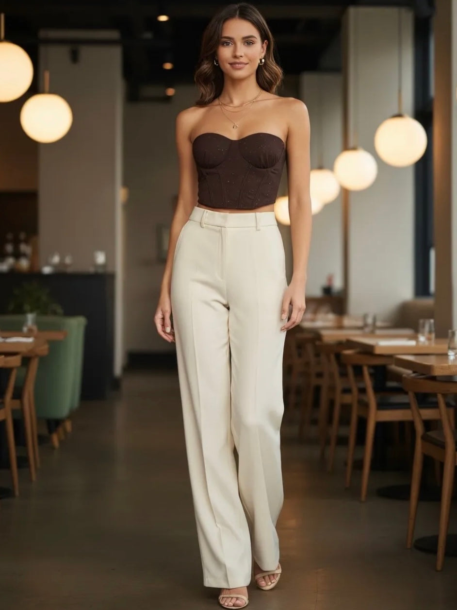 Corpetto Brill Brown