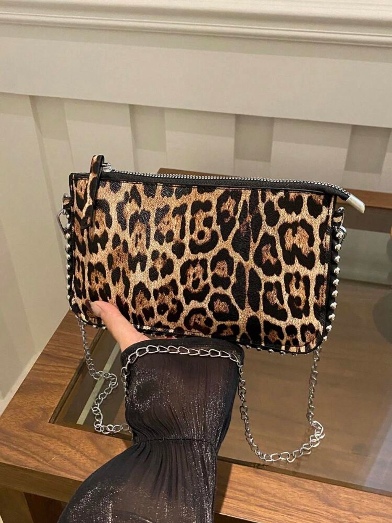 Pochette Stella Leopard