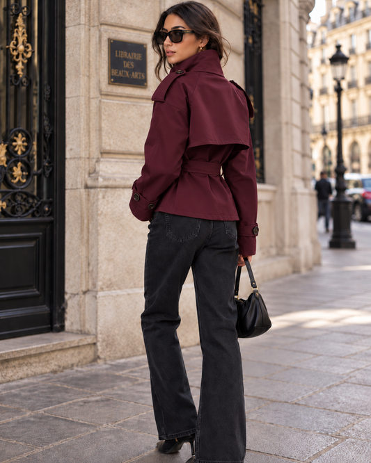 Trench Celine Wine