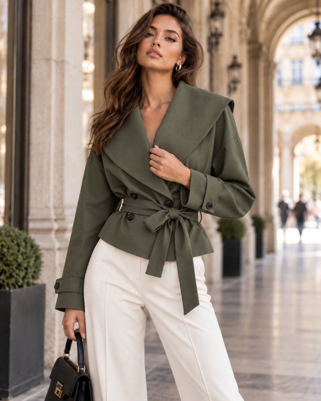 Trench Brigitte Green