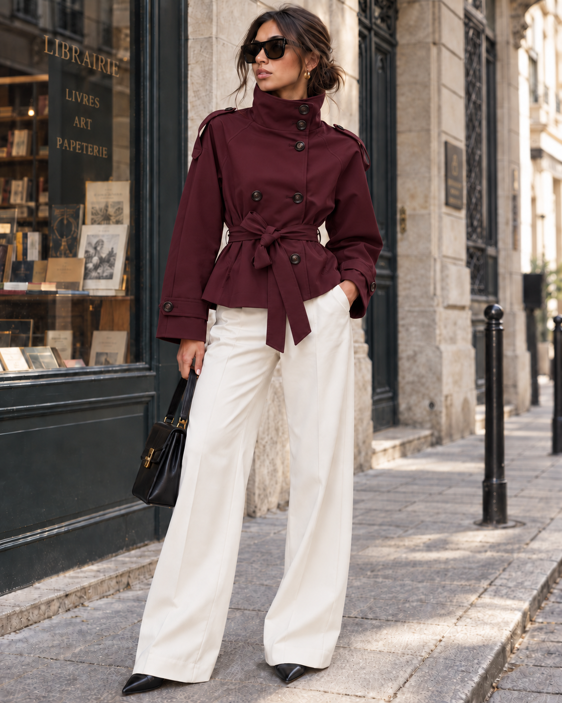Trench Celine Wine